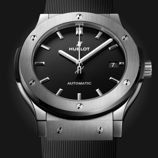 ساعة hublot geneve quartz فاخرة